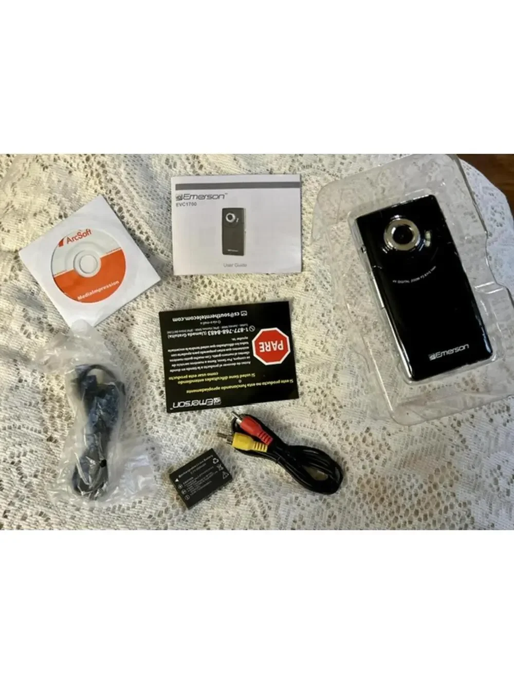 Emerson HD Digital Video Camera 720p with 5.0 Megapixel and 4x Digital Zoom